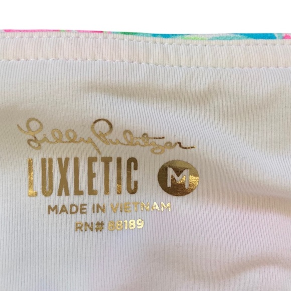 Lilly Pulitzer Luxletic Maryana Skort Resort Skirt UPF 50 Pink Green - Picture 7 of 8